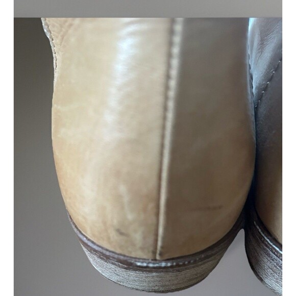 Free People Mont Blanc Sandals Leather Block Heel Size 39/8.5 US - Picture 8 of 11